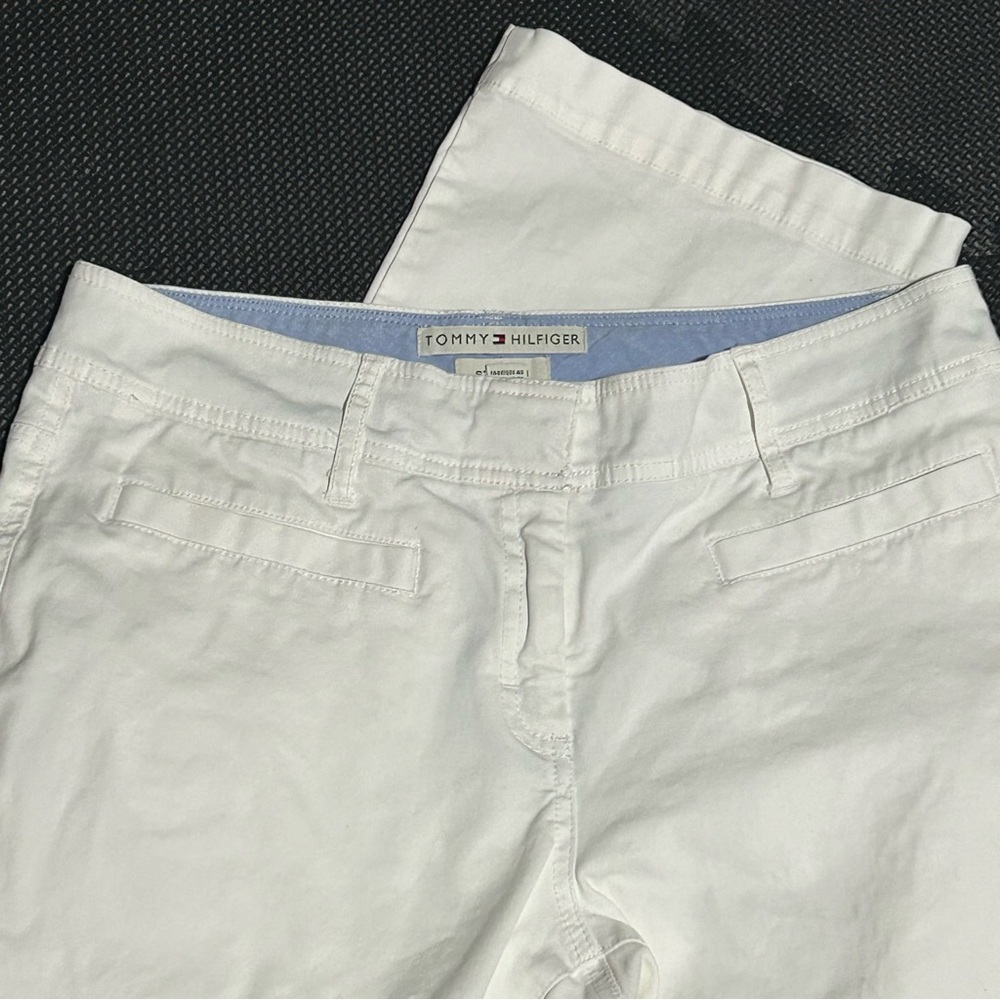 Tommy Hilfiger White Stretch Janie Fit, 8 - Picture 5 of 11